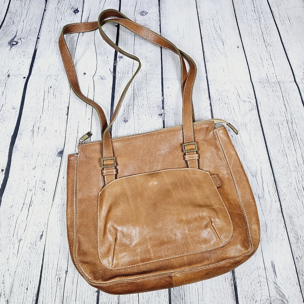 PRET | leather zip shoulder bag purse